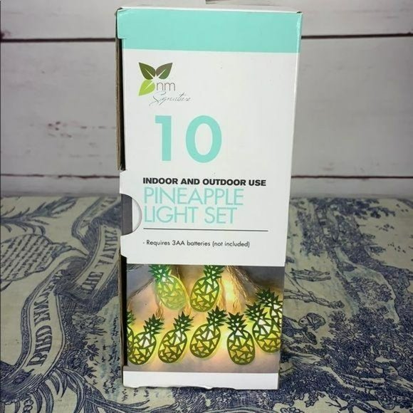 Garden Electric Aloha‎ Pineapple Light Set Outdoor Tropical Lot of 5 - Picture 3 of 11